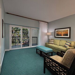 Marriott's Harbour Point and Sunset Pointe at Shelter Cove &mdash; Sample Living Area