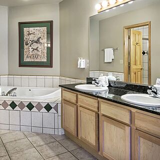 Grand Timber Lodge — Sample Bathroom