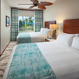 Marriott's Maui Ocean Club - Lahaina Tower — Sample Doubles Bedroom