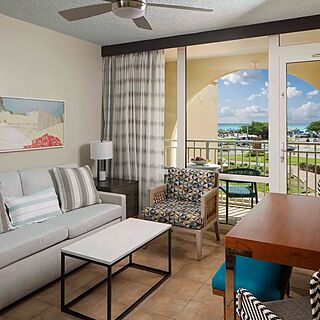 La Cabana Beach Resort — Sample Living Area