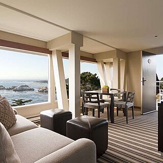Hyatt Residence Club Carmel, Highlands Inn — Sample Living Area