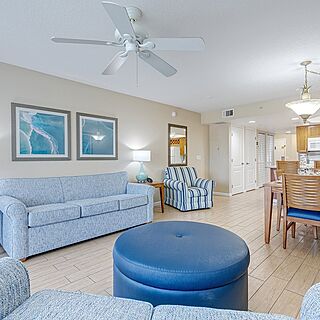 The Resort on Cocoa Beach — Sample Living Area