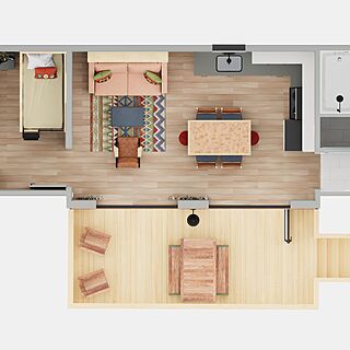 The Cabins at Disney's Fort Wilderness Resort — Cabin Floorplan