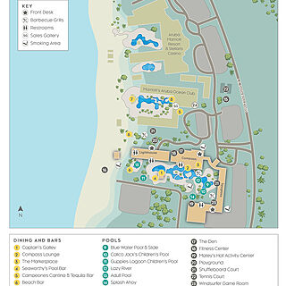 Marriott's Aruba Surf Club — Sitemap