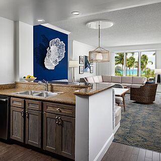 Marriott's Ocean Pointe — Sample Living Area
