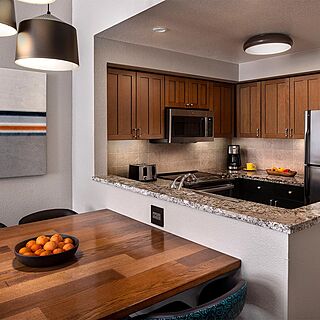 Marriott's MountainSide at Park City — Sample Kitchen and Dining Area