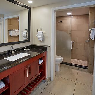 Divi Village Golf and Beach Resort &mdash; Sample 2-bedroom golf suite bathroom
