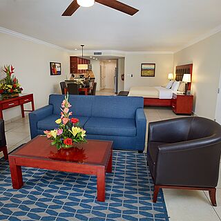 Divi Village Golf and Beach Resort &mdash; Sample 2-bedroom golf suite living area