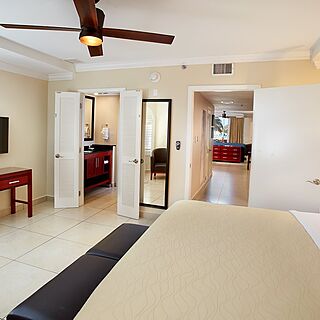 Divi Village Golf and Beach Resort — Sample 2-bedroom golf suite bedroom