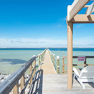 Soundside Holiday Beach Resort — Resort Patio