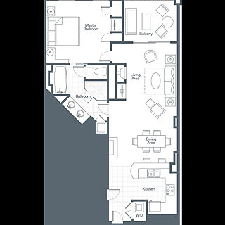 The Westin Kierland Villas — 1 Bedroom Premium (Larger) Villa Floorplan