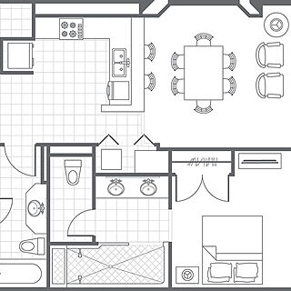 Marriott's SurfWatch — 2 Bedroom Villa Floorplan