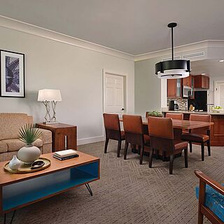 Marriott's Canyon Villas at Desert Ridge — Sample Living and Dining Area (see below for unit-type specific photos)