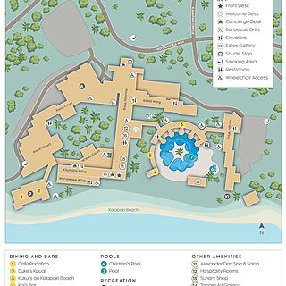 Marriott's Kauai Beach Club — Sitemap