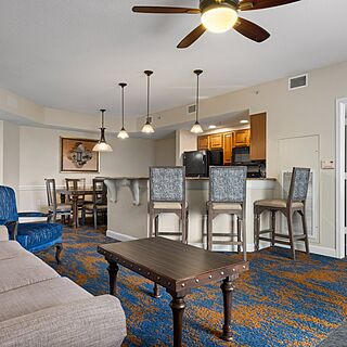 Club Wyndham Bonnet Creek Resort — Sample Living Area