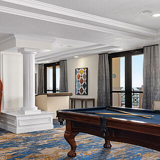 Club Wyndham Bonnet Creek Resort — Lobby Lounge with Pool Table