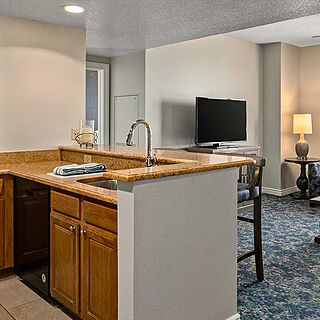 Club Wyndham Grand Desert — Sample Kitchen and Living Space