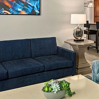 Club Wyndham Grand Desert — Sample Living and Kitchen Area