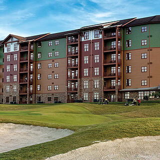 Club Wyndham Great Smokies Lodge — Resort Exterior With Golf Course View