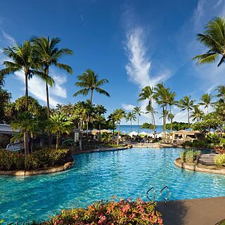 The Westin Kaanapali Ocean Resort Villas North — Pool With Water Slide and Basketball Hoop