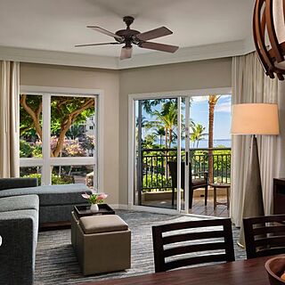 The Westin Kaanapali Ocean Resort Villas North &mdash; Sample Living Area (see below for unit-type specific photos)