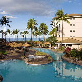 The Westin Kaanapali Ocean Resort Villas North &mdash; Accessible Pool With Loungers and Cabanas Near Poolside