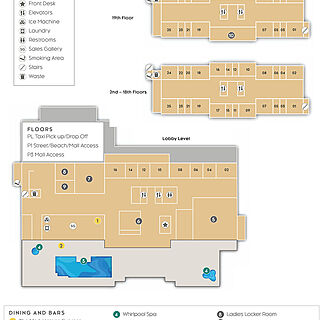 Marriott's BeachPlace Towers — Sitemap
