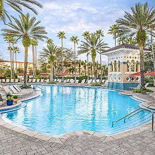 Marriott's Grande Vista — Pool With Loungers and Umbrellas
