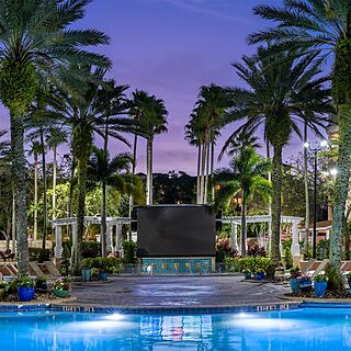 Marriott's Grande Vista &mdash; Outdoor Pool With Movie Screen