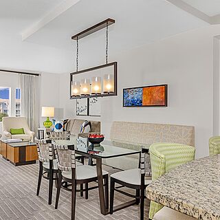 Marriott's Grande Vista &mdash; Sample Living and Dining Area
