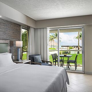 The Westin Lagunamar Ocean Resort Villas & Spa &mdash; Sample Bedroom With Attached Balcony