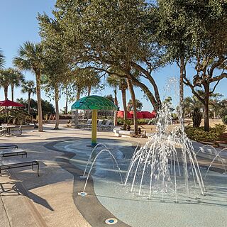 Marriott's Monarch at Sea Pines — Kid's Splash Pad With Seating