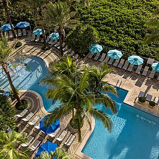 Marriott's Oceana Palms — Aerial View of Pool