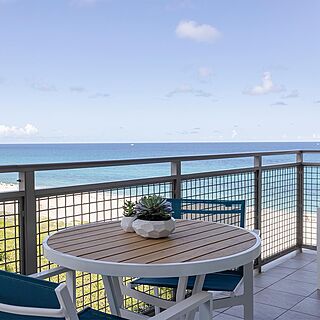 Marriott's Oceana Palms — Sample Balcony With Beach View
