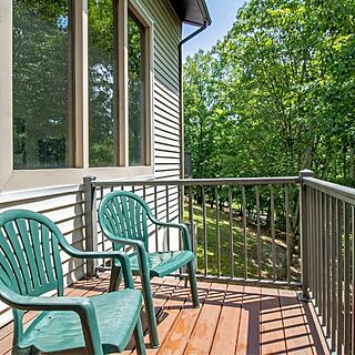 Massanutten's Mountainside Villas — Sample Balcony