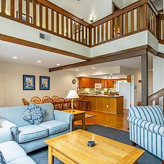 Massanutten's Mountainside Villas — Sample Living Area