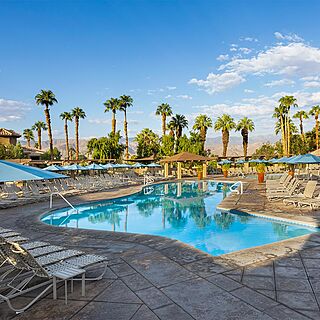 Marriott's Desert Springs Villas II — Pool With Cabanas and Loungers