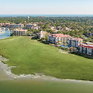 Marriott's Harbour Point and Sunset Pointe at Shelter Cove &mdash; Aerial View