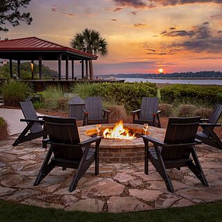 Marriott's Harbour Point and Sunset Pointe at Shelter Cove &mdash; Waterfront Firepit