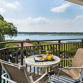 Marriott's Harbour Point and Sunset Pointe at Shelter Cove — Sample Balcony With Water View