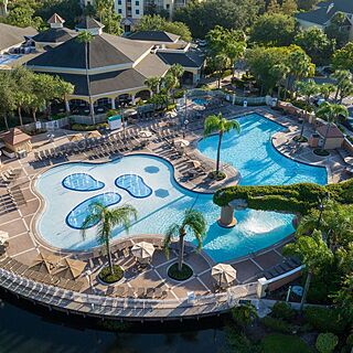 Sheraton Vistana Resort — Aerial View of Pools