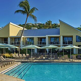 The Westin St. John - Coral Vista Villas — Pool Area With Loungers and Umbrellas
