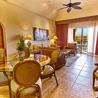 Royal Haciendas — Sample Living and Dining Area