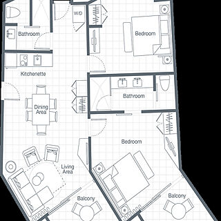 The Westin Los Cabos Resort Villas & Spa — 2-Bedroom Villa Floorplan