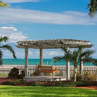 Hyatt Windward Pointe Resort — Porch Swing Overlooking Water