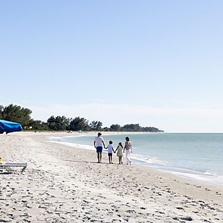 2 miles private gated beach