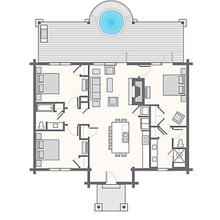 Big Cedar Wilderness Club &mdash; 3 Bedroom Presidential Cabin