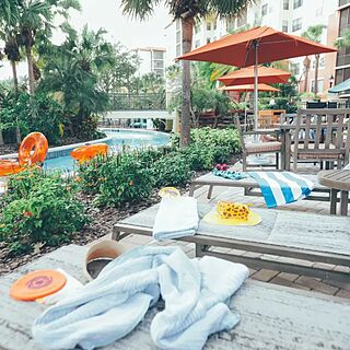 Holiday Inn Club Vacations at Orange Lake Resort - West Village — Poolside Loungers