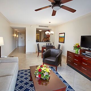 Divi Village Golf and Beach Resort &mdash; Sample 1-bedroom living area