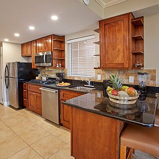 Divi Village Golf and Beach Resort &mdash; Sample 1-bedroom golf suite kitchen